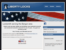 Tablet Screenshot of libertylocksmaine.com